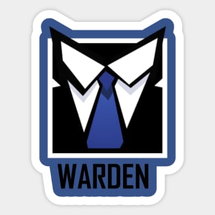 Rainbow Six Siege Warden Sticker